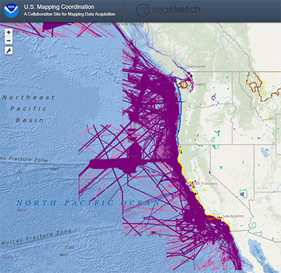 Map of The West Coast